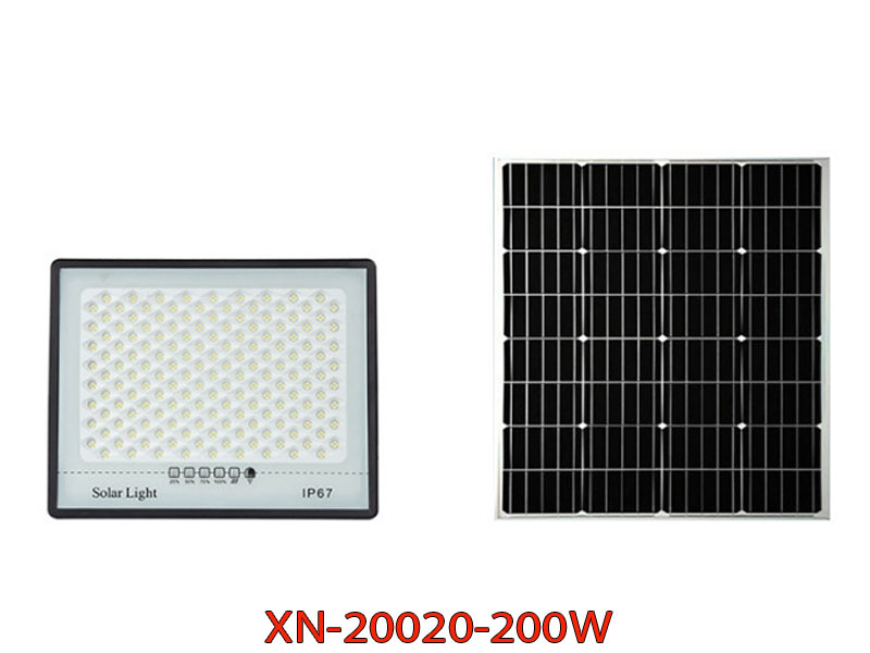 Đèn Pha Tổ Ong Năng Lượng Mặt Trời Xenon XN-20020 200W Giá Rẻ Siêu Sáng